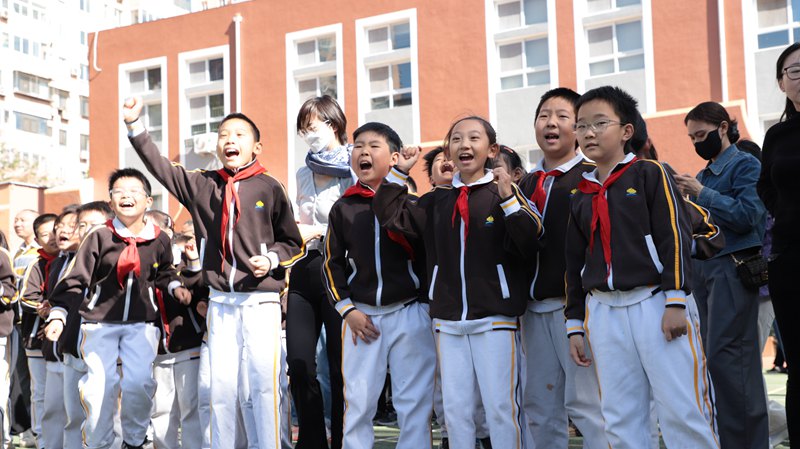 首都師范大學(xué)實(shí)驗(yàn)小學(xué)“校園開放日”活動(dòng)舉辦。校方供圖