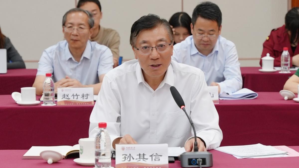 中國(guó)工程院院士、中國(guó)農(nóng)業(yè)大學(xué)校長(zhǎng)孫其信。校方供圖