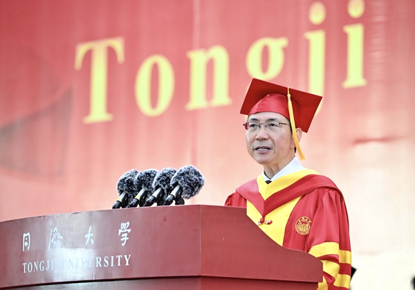 同濟大學校長、中國科學院院士楊金龍。校方供圖