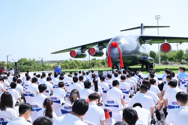 “運(yùn)-20”入駐西北工業(yè)大學(xué)。校方供圖
