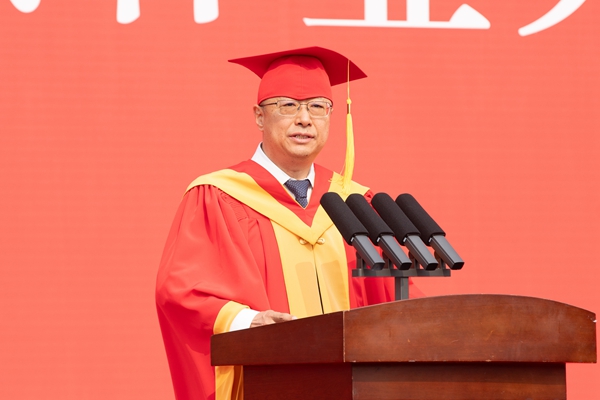 北京林業(yè)大學(xué)校長(zhǎng)李召虎。校方供圖