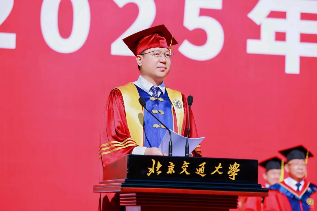 北京交通大學(xué)校長余祖俊。校方供圖