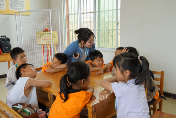 今年7月，葉嘉樂在云南尋甸支教。華東師范大學供圖