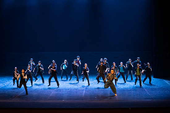 演出現(xiàn)場(chǎng)。學(xué)校供圖