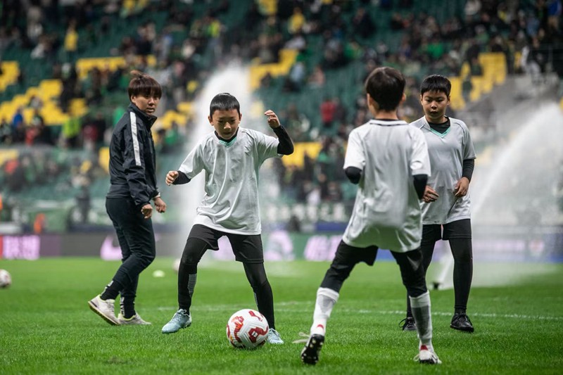 京城少年圓夢(mèng) “班超”聯(lián)賽。北京市教委供圖