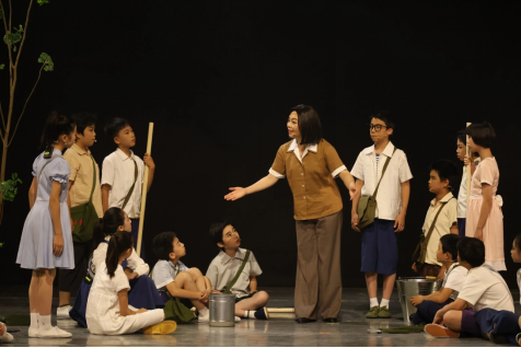 原創(chuàng)校園劇《銀杏樹下》。校方供圖